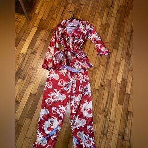 3-Piece Silky Pajama Set